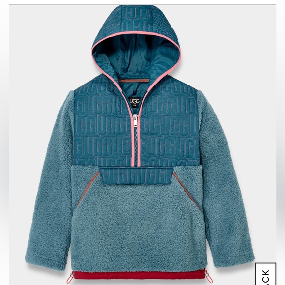 NWT UGG Iggy Sherpa Half Zip Pullover - Picture 5 of 6